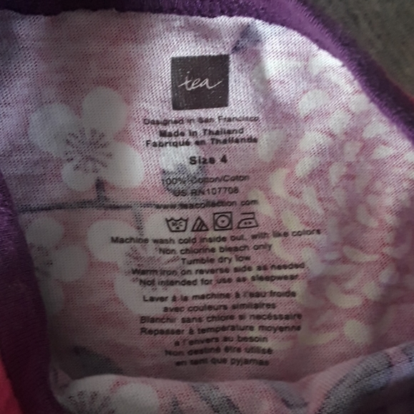 Girls Tea Collection Bubble Hem Dress Sz 4 - Picture 4 of 4